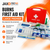 Large Premier Burns First Aid Kit – Comprehensive burn care solution with essential supplies for treating burns, ideal for workplaces, vehicles, and homes.