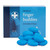 A close-up view of ten standard blue finger buddies, offering a snug fit and reliable protection for injured fingers, making them ideal for treating minor cuts and abrasions.