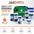 BS8599-1:2019 personal issue first aid kit in a green pouch, featuring essential medical items such as bandages, plasters, an emergency foil blanket, and scissors. The kit is designed to meet the BS8599-1 standard, ensuring it provides necessary supplies for first aid in the workplace or personal use.