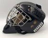 OTNY X1 Kevlar Certified Goalie Mask with Certified Straight Bar Cage - Black/Stainless Steel