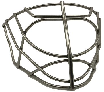 Hackva Halo Non-Certified Single Bar Cat-Eye Cage with Bent Sides  - Stainless Steel