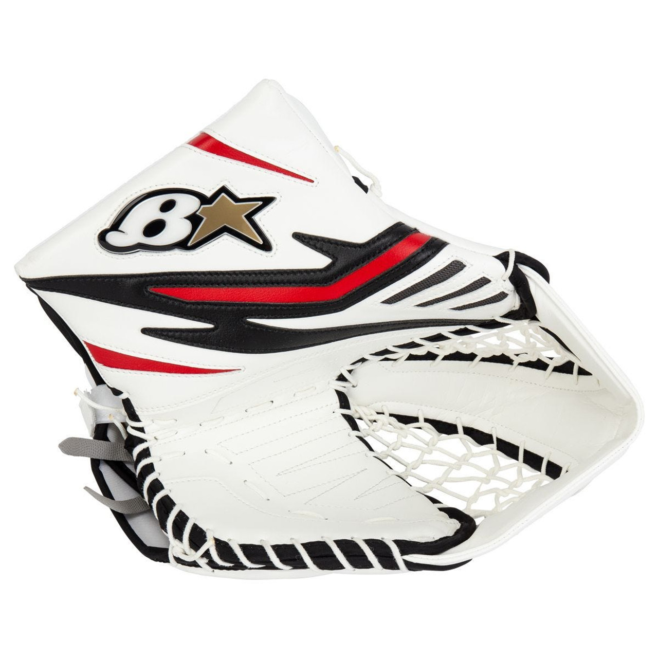 Brian's Optik X2 Senior Goalie Catch Glove  - White/Red/Black