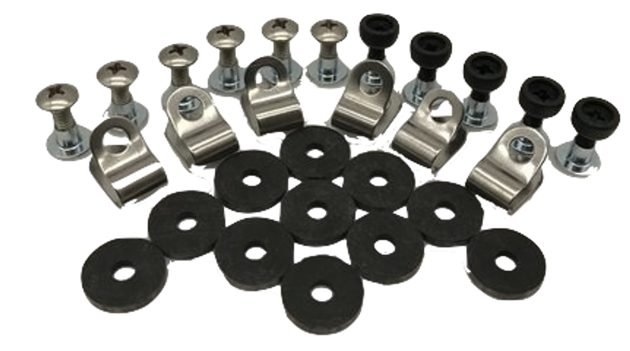 GoalieParts Premium Goalie Mask Replacement Hardware Set