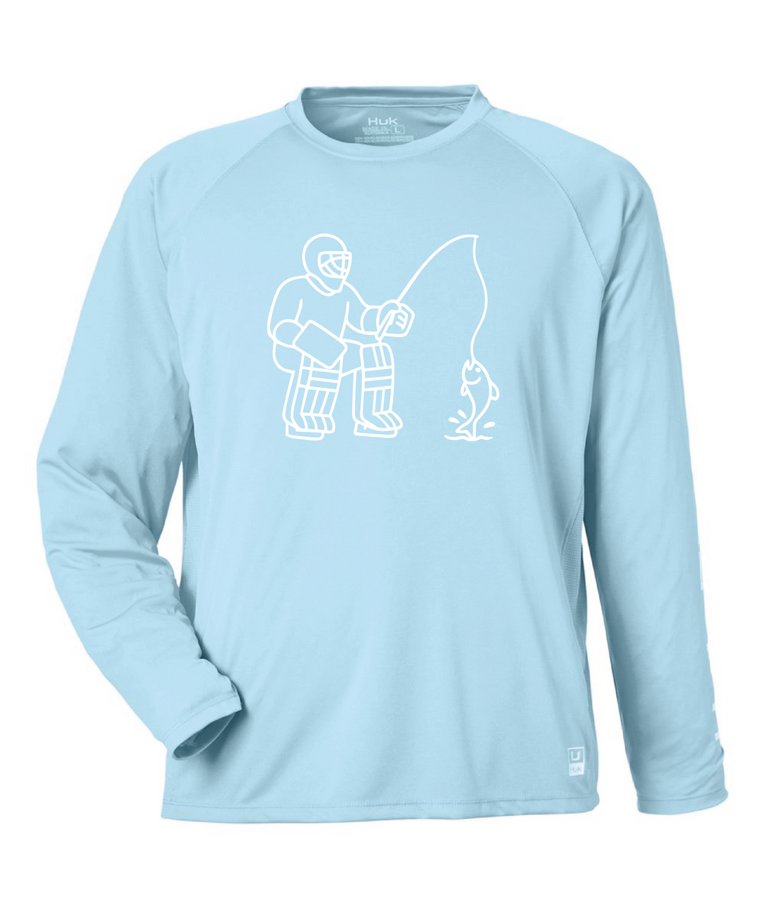 HUK LoPro Pursuit Long Sleeve Men's Goalies Fishing T-Shirt 
