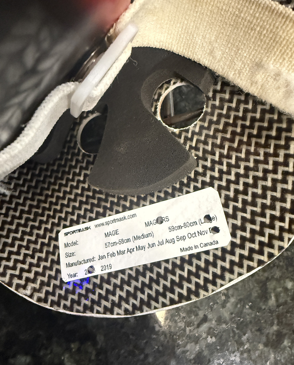 OTNY/Sportmask Mage Red Wings Toque Mask