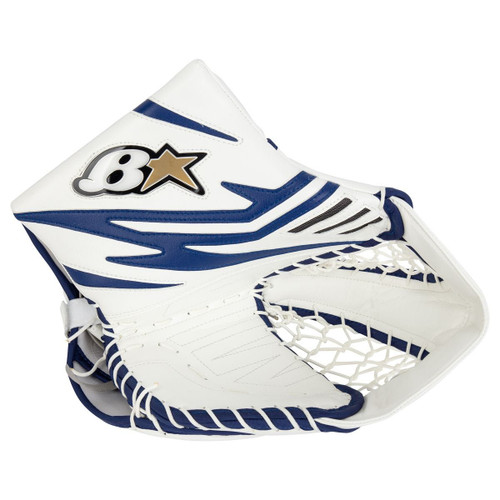 Brian's Optik X2 Senior Goalie Catch Glove  - White/Royal