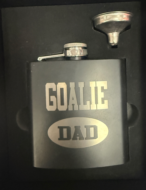 Goalie Dad Flask