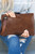 Brown Oversized Everyday Clutch