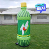 inflable botella publicitario 7 UP Medellín