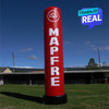 totem inflable publicitario  Mapfre Bogotá