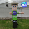 muñeco llamador inflable campesino