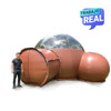 burbuja inflable gigante glamping Uso