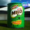 latas publicitarias Milo Bogotá