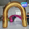 Arco inflable metalizado para exhibiciones