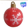 Bolas inflables para decoración navideña de 60 cm