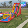 Deslizador inflable Triple Salto Mortal para niños