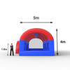 Inflable Dodgeball Arena para uso en exteriores