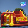 Inflable Isla del Temerario para actividades al aire libre