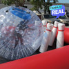 Juego inflable Bubble Bowling para uso en exteriores