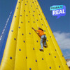 Escalador comercial inflable para actividades recreativas