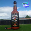 botella de champan inflable panama Jim Beam