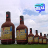 Botella Inflable Redonda Ron Viejo Caldas