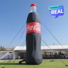 Botella Inflable Redonda Coca Cola