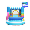 Saltarín inflable Rainbow wet para interior y exterior