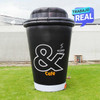 Envase Vaso Inflable Café