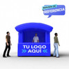 kiosko inflable Azul Referencia