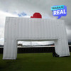 arco inflable de llegada Blanco