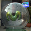 globo publicitario inflable de helio Movistar