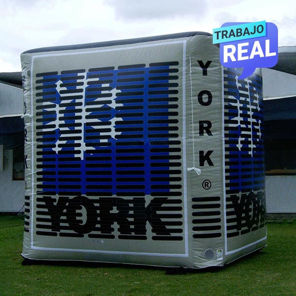 como hacer inflables publicitario  York Bogotá