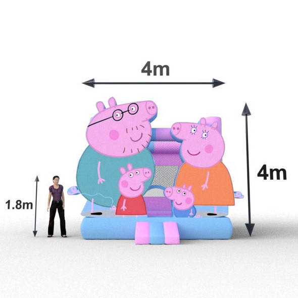 Saltarín Colchón Frontal Peppa Pig