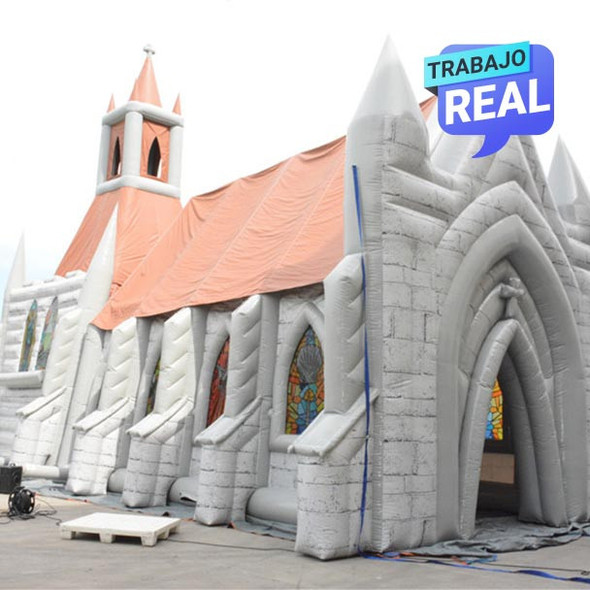 Estructura inflable resistente para ceremonias