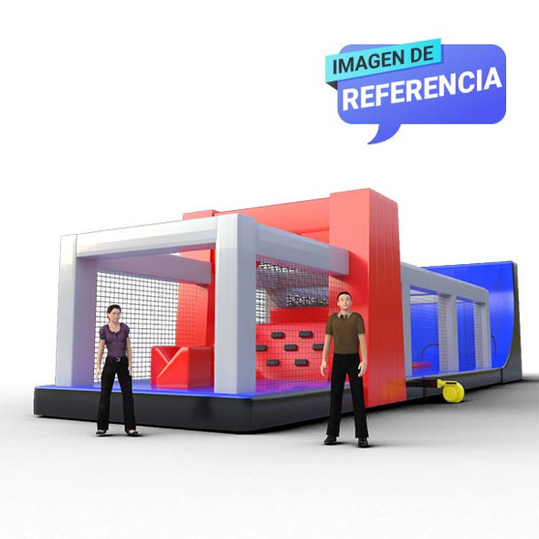 Pista de obstáculos Ninja Warrior para eventos