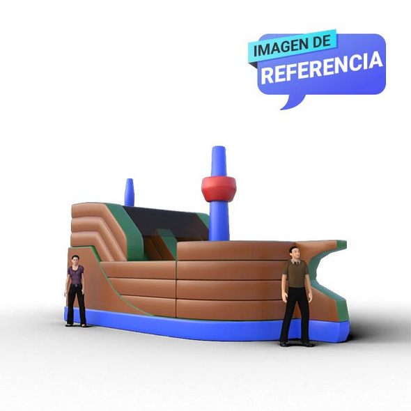 Barco inflable pirata bucanero para parque de diversiones