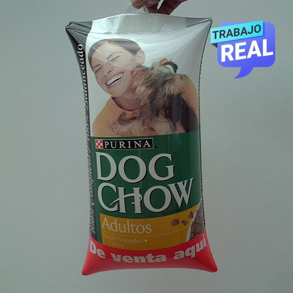 bolsa Cojín Sellada Inflable Dog Chow Bogotá