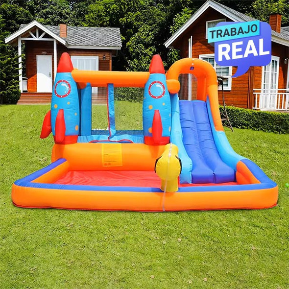 Combo Rocket Wet inflable para niños