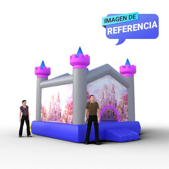 Saltarín Inflable Princesas  4 - 4.5 metros.