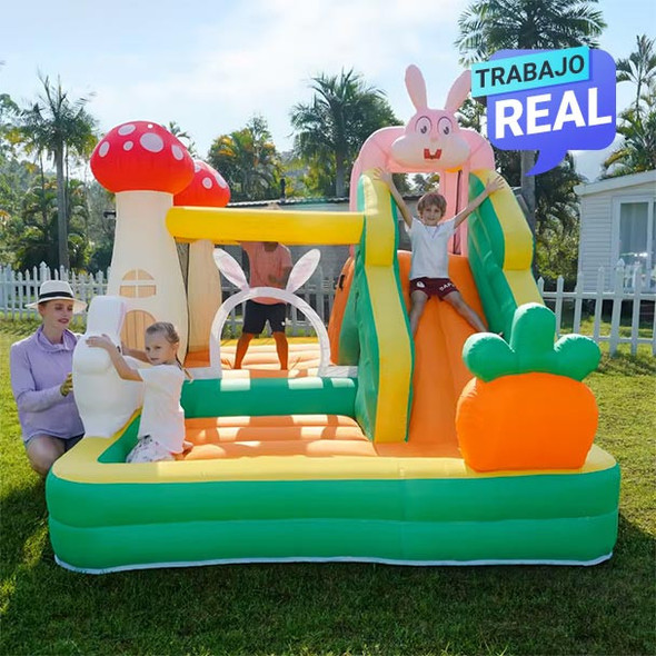 Combo Huerta inflable listo para exhibiciones