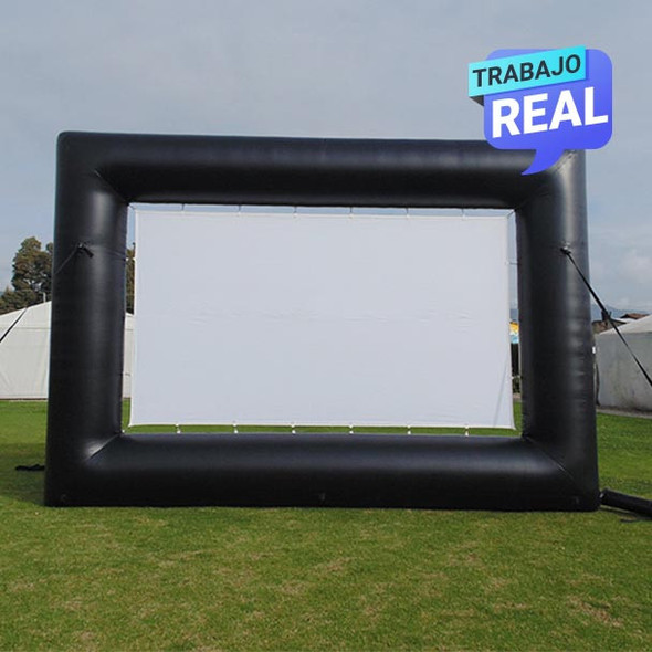 Pantalla Inflable Gigante Precio Negra