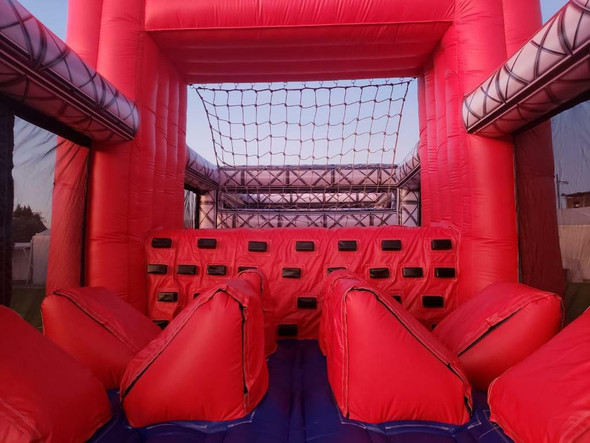 62' Inflatable Ninja Warrior Obstacle Course