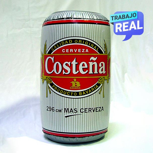 Lata Cerveza Sellada Inflable Costeña