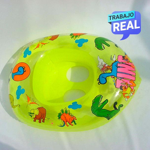 Lanchita Sellada Inflable Dino