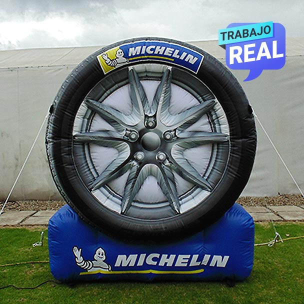 precios inflables publicitarios bogota Michelin Cali