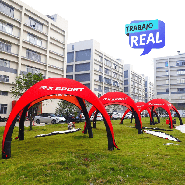 Carpa inflable resistente para exteriores