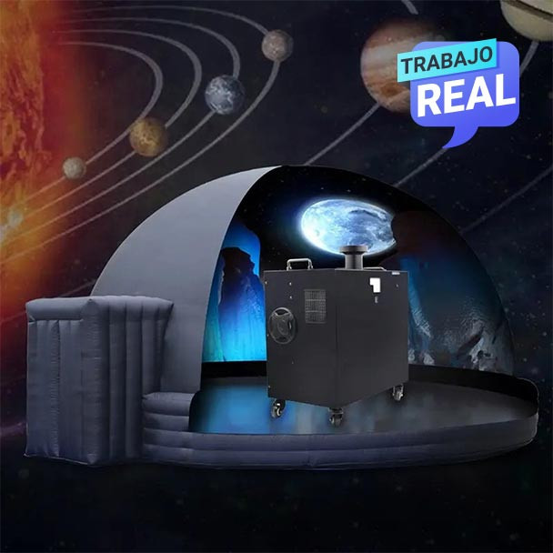 Estructura inflable de planetario para exhibiciones