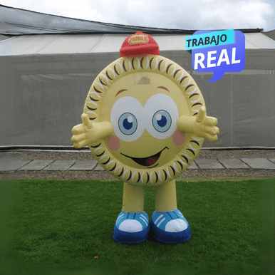 disfraz inflable adulto Arepa