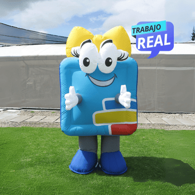 disfraz inflable adulto Bancolombia